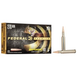 Federal P270BCH1 Premium  270Win 140gr Berger Hybrid Hunter 20 Per Box10 Case