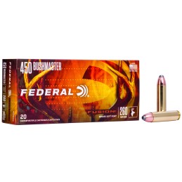 Federal F450BMFS1 Fusion  450Bushmaster 260gr Bonded Soft Point 20 Per Box10 Case