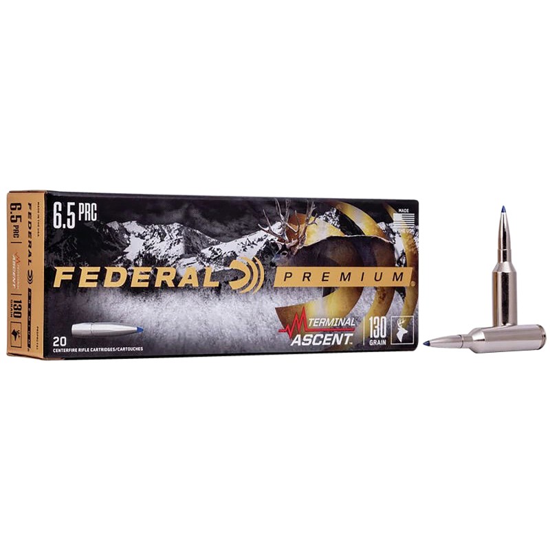 Federal P65PRCTA1 Premium Terminal Ascent 6.5PRC 130gr 20 Per Box10 Case