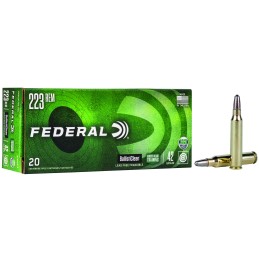 Federal BC223NT5 BallistiClean Reduced Hazard Training 223Rem 42gr Lead Free Frangible 20 Per Box25 Case