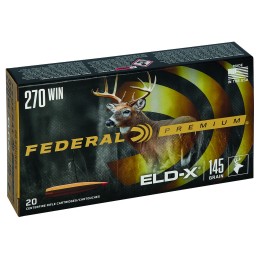 Federal P270ELDX1 Premium ELDX 270Win 145gr 20 Per Box10 Case