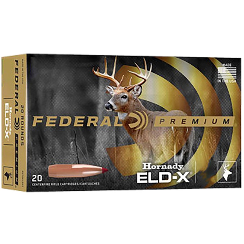 Federal P3006ELDX1 Premium ELDX 3006Springfield 178gr 20 Per Box10 Case