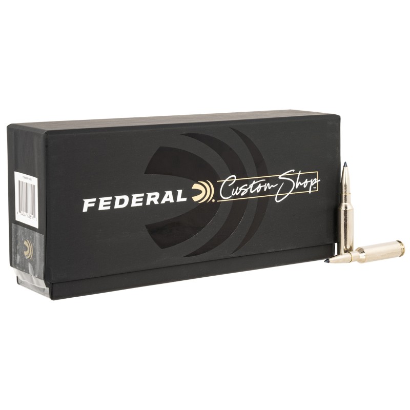 Federal FCS65CRDTA1SC Custom Rifle Ammo Custom Shop 6.5Creedmoor 130gr Terminal Ascent 20Box