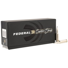 Federal FCS65PRCTA1SC Custom Rifle Ammo Custom Shop 6.5PRC 130gr Terminal Ascent 20Box