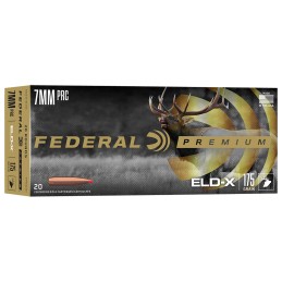 Federal P7PRCELDX1 Premium ELDX 7mmPRC 175gr 20 Per Box10 Case