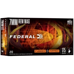 Federal F7PRCTFS2 Fusion  7mmPRC 175gr Bonded Soft Point 20 Per Box10 Case