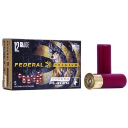 Federal P15600 Premium Magnum 12Gauge 2.75 12Pellets 1 12oz 00BuckShot 5 Per Box50 Case