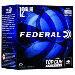 Federal TGSH1275 Top Gun  12Gauge 2.75 1oz 7.5Shot 25 Per Box10 Case