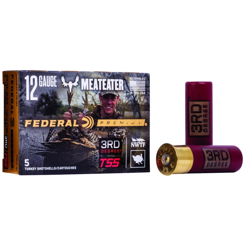 Federal PTDX157567 Premium 3rd Degree 12Gauge 3 1 34oz 567Shot 5 Per Box50 Case