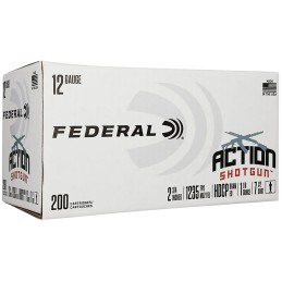 Federal AS12H75 Action Shotgun  12Gauge 2.75 1 18oz 7.5Shot 200 Per Box1 Case