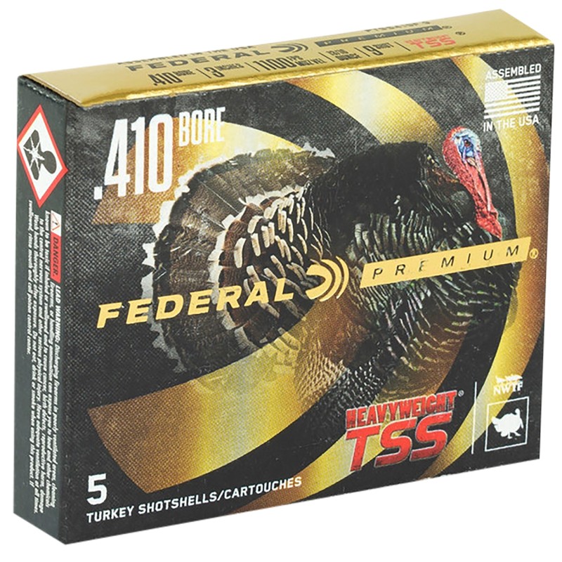 Federal PTSS419F7 Premium Turkey Heavyweight TSS 410Gauge 3 1316oz 7Shot 5 Per Box10 Case