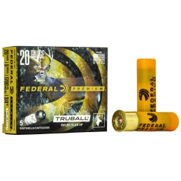 Federal PB209RS Premium VitalShok TruBall 20Gauge 3 34oz RifledSlug Shot 5 Per Box50 Case