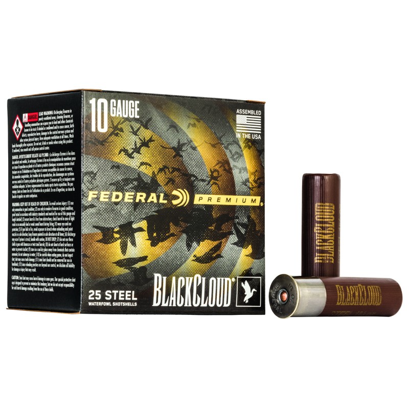 Federal PWBX1072 Black Cloud FS 10Gauge 3.50 1 58oz 2Shot 25 Per Box10 Case