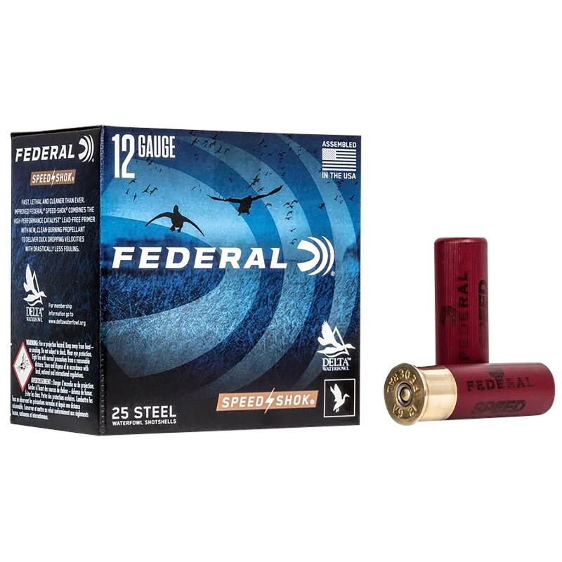 Federal WF1432 SpeedShok  12Gauge 3 1 18oz 2Shot 25 Per Box10 Case