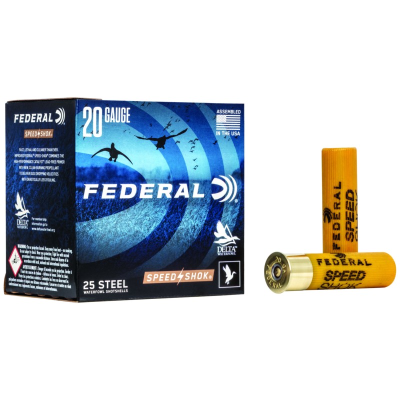 Federal WF2091 SpeedShok  20Gauge 3 78oz 1Shot 25 Per Box10 Case