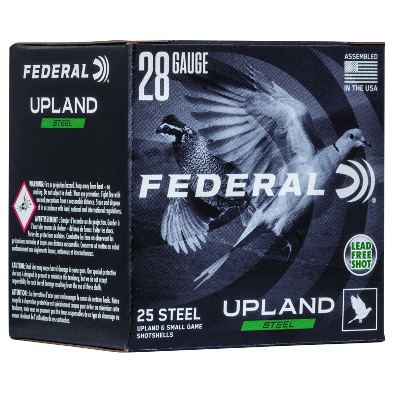 Federal USH2875 Upland Field  Range 28Gauge 2.75 58oz 7.5Shot 25 Per Box10 Case