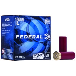 Federal TG1477 Top Gun Steel 12Gauge 2.75 1 18oz 7Shot 25 Per Box10 Case