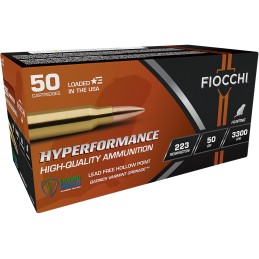 Fiocchi 223VGNT Hyperformance  223Rem 50gr Barnes Varmint Grenade 50 Per Box10 Case