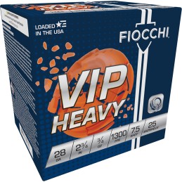 Fiocchi 28VIPH75 Exacta Target VIP Heavy 28Gauge 2.75 34oz 7.5Shot 25 Per Box10 Case