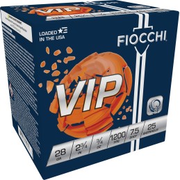 Fiocchi 28VIP75 Exacta Target VIP 28Gauge 2.75 34oz 7.5Shot 25 Per Box10 Case