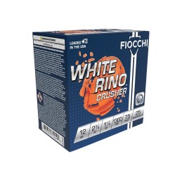 Fiocchi 12WRCRS7 Exacta Target White Rino Crusher 12Gauge 2.75 1 18oz 7.5Shot 25 Per Box10 Case