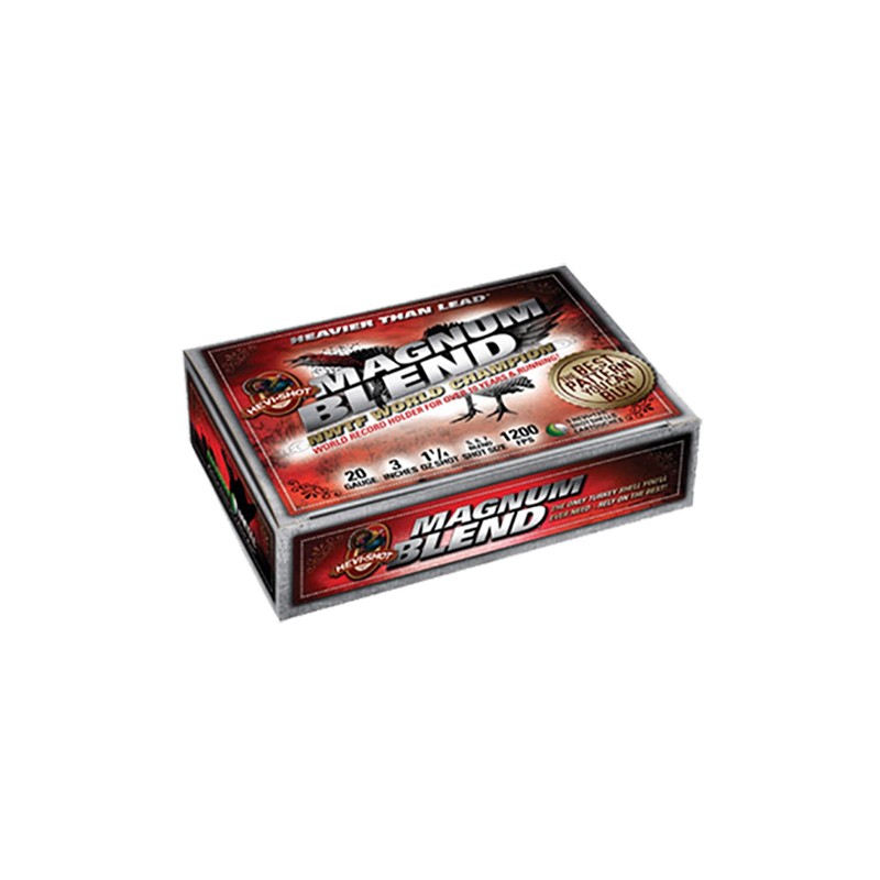 HEVIShot HS00567 Magnum Blend  20Gauge 3 1 14oz Tungsten 567Shot 5 Per Box10 Case