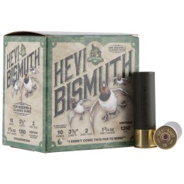 HEVIShot HS15502 HEVIBismuth  10Gauge 3.50 1 34oz Bismuth 2Shot 25 Per Box10 Case