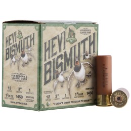 HEVIShot HS14001 HEVIBismuth  12Gauge 3 1 38oz Bismuth 1Shot 25 Per Box10 Case