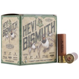 HEVIShot HS14002 HEVIBismuth  12Gauge 3 1 38oz Bismuth 2Shot 25 Per Box10 Case