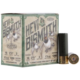 HEVIShot HS16702 HEVIBismuth  16Gauge 2.75 1 18oz Bismuth 2Shot 25 Per Box10 Case