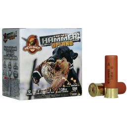 HEVIShot HS29113 HEVIHammer Upland 12Gauge 3 1 38oz SteelBismuth 3Shot 25 Per Box10 Case