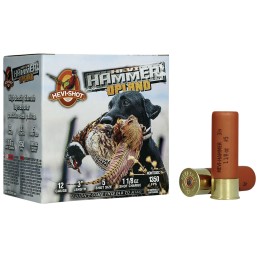 HEVIShot HS29125 HEVIHammer Upland 12Gauge 3 1 18oz SteelBismuth 5Shot 25 Per Box10 Case