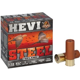 HEVIShot HS61227  Upland 12Gauge 2.75 1oz 7Shot 25 Per Box10 Case