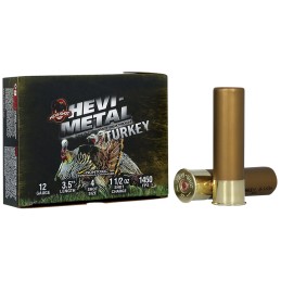 HEVIMetal HS33345 HEVIMetal Turkey 12Gauge 3.50 1 12oz 45Shot 5 Per Box10 Case