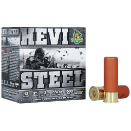 HEVIShot HS60002 HEVISteel  12Gauge 3 1 14oz 2Shot 25 Per Box10 Case