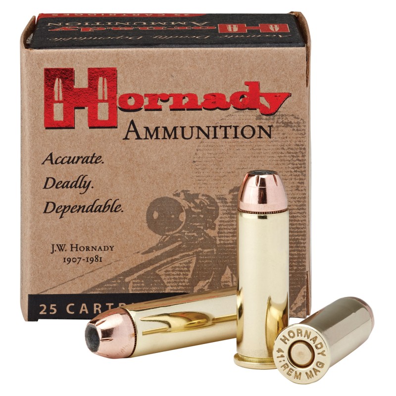 Hornady 9077 Custom  41RemMag 210gr Hornady XTP Hollow Point 20 Per Box10 Case