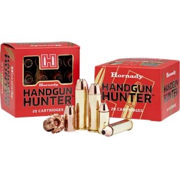 Hornady 9052 Handgun Hunter  357Mag 130gr Hornady MonoFlex 20 Per Box10 Case