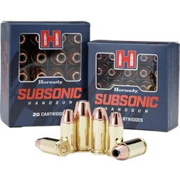 Hornady 90971 Subsonic Handgun 45ACP 230gr Hornady XTP Subsonic 20 Per Box10 Case