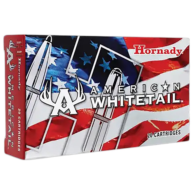 Hornady 80590 American Whitetail  7mmRemMag 154gr InterLock Spire Point 20 Per Box10 Case