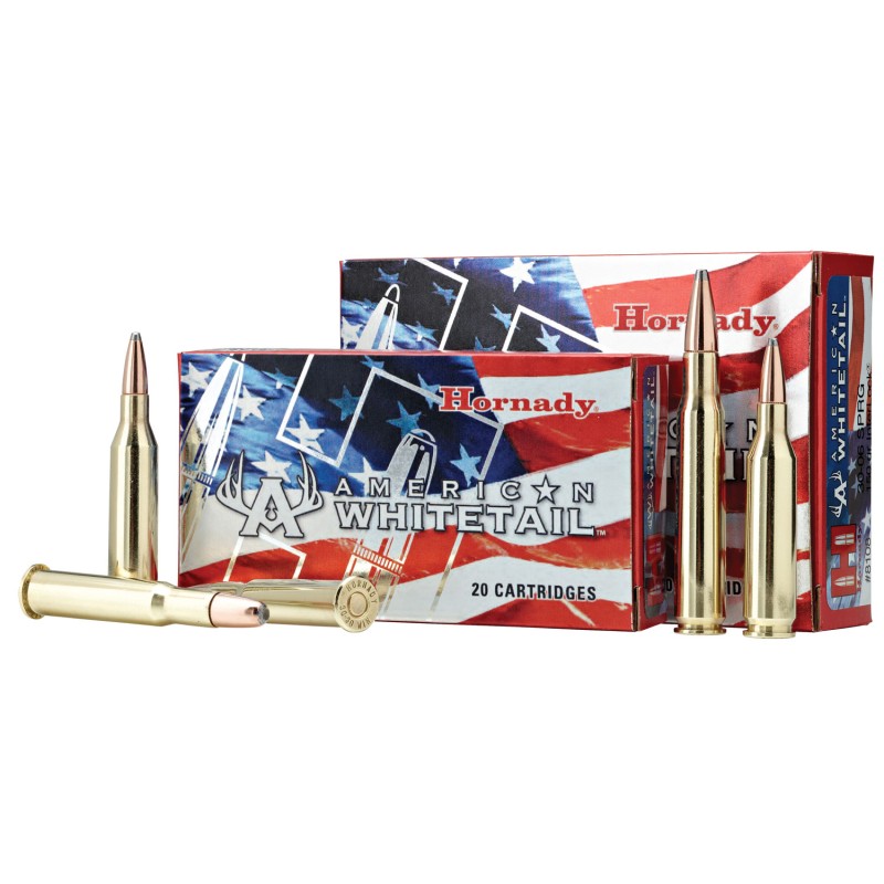 Hornady 81489 American Whitetail  6.5Creedmoor 129gr InterLock Spire Point 20 Per Box10 Case