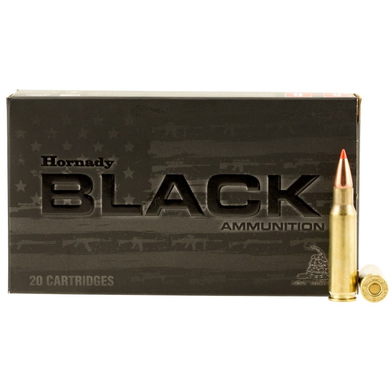 Hornady 83464 Black  6.8mmRemSPC 110gr Hornady V Max 20 Per Box10 Case