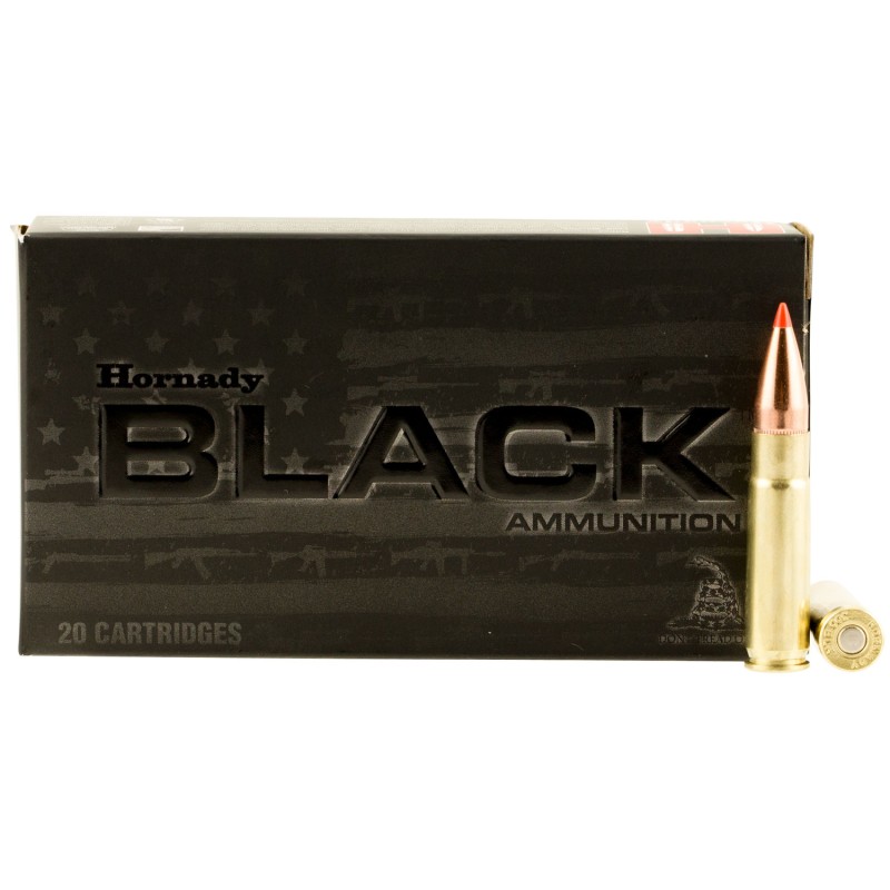 Hornady 80873 Black  300Blackout 110gr Hornady V Max 20 Per Box10 Case