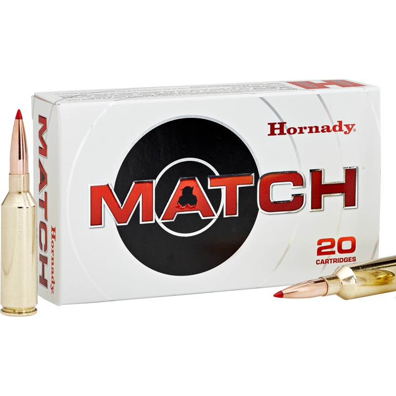 Hornady 81620 Match  6.5PRC 147gr Extremely Low Drag Match 20 Per Box10 Case