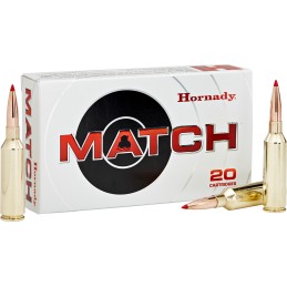 Hornady 82180 Match  300WinMag 195gr Extremely Low Drag Match 20 Per Box10 Case