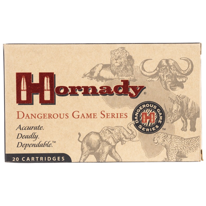 Hornady 82303 Dangerous Game  9.3mmx62Mauser 286gr InterLock Spire Point Recoil Proof 20 Per Box6 Case