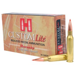 Hornady 80572 Custom Lite  7mm08Rem 120gr Super Shock Tip 20 Per Box10 Case