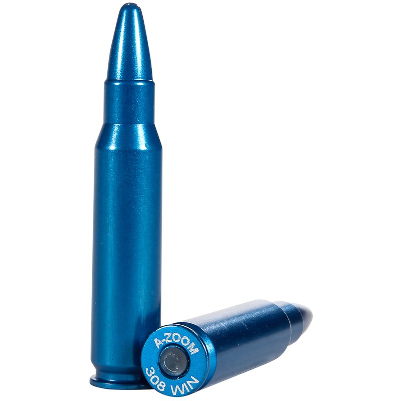 AZoom 12328 Blue Snap Caps Rifle 308Win 10Pack