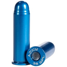 AZoom 16318 Blue Snap Caps Revolver 38Special 12Pack