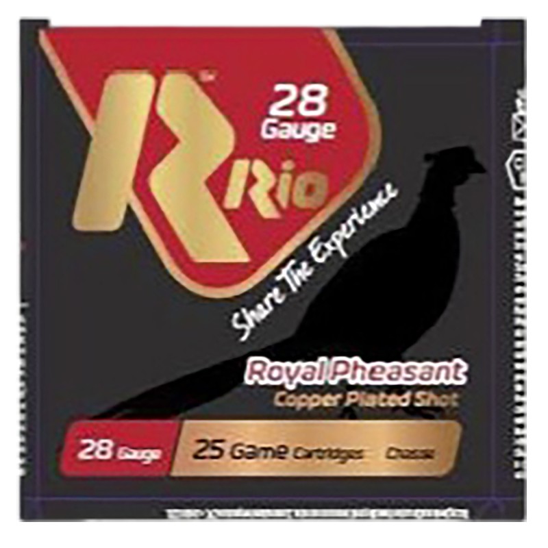 Rio Ammunition RPC285 Royal Pheasant  28 Gauge 2.75 CopperPlated 5 Shot