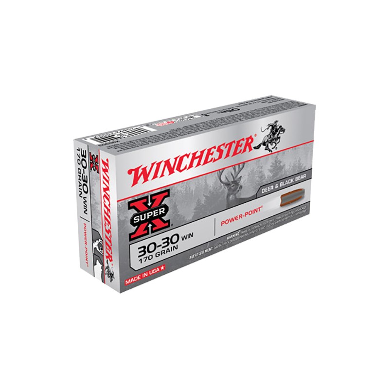 Winchester Ammo X30303 PowerPoint  3030 Win 170 gr Power Point 20 Per Box 10 Case